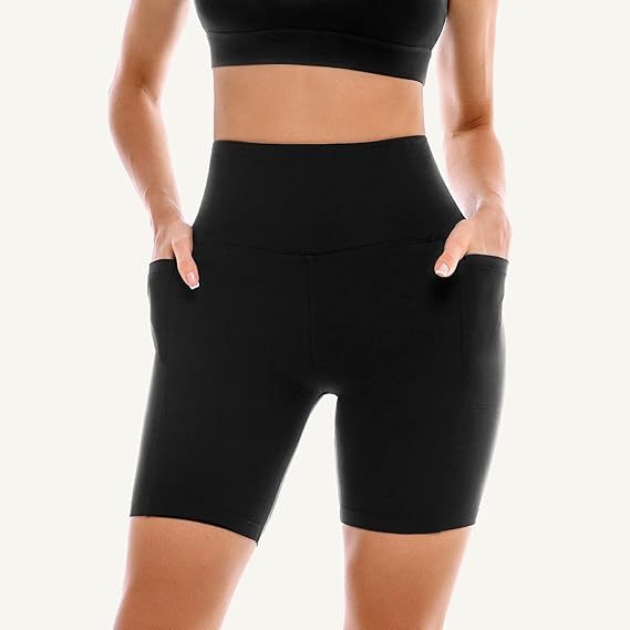 Leafigure High-Waisted Women’s Running Shorts
