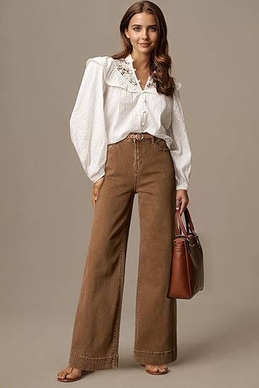 Dokotoo High-Waisted Boyfriend Jeans – Trendy & Comfortable Everyday Denim