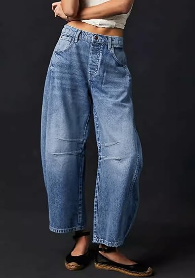 Sidefeel Wide-Leg High-Waisted Jeans