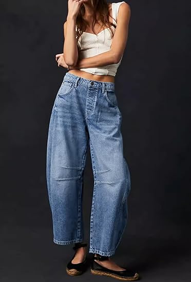 Sidefeel Wide-Leg High-Waisted Jeans