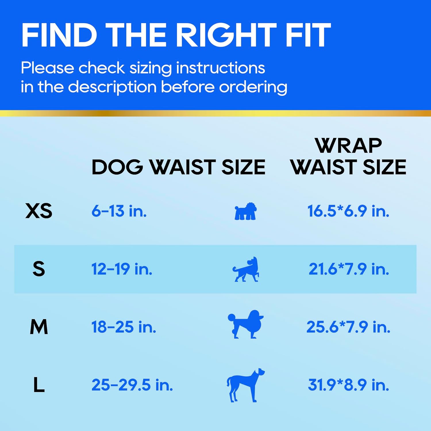 All‑Absorb Male Dog Wraps