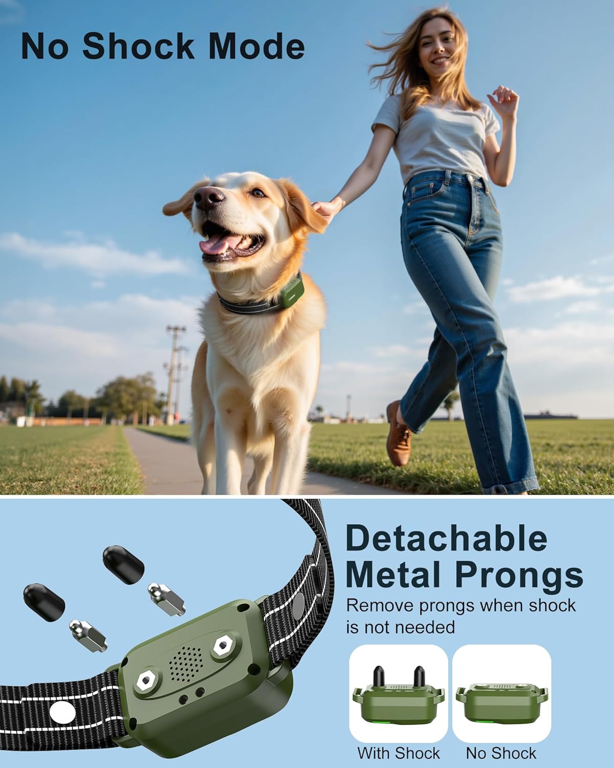 Jugbow Rechargeable Dog Shock Collar