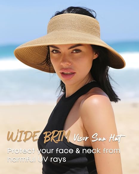 Stay Stylish & Sun-Safe with the FURTALK Wide Brim Sun Visor Hat