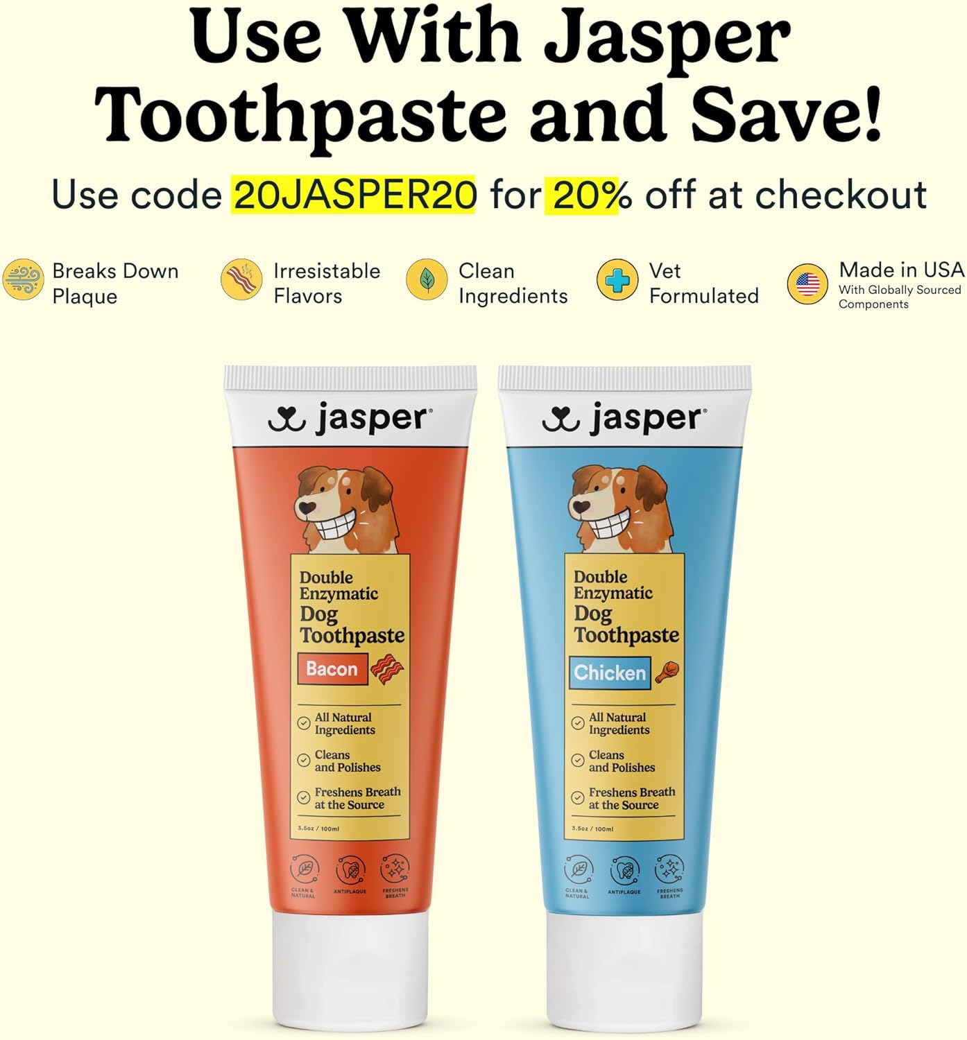 Dog Toothbrush & Finger Brushing Kit
