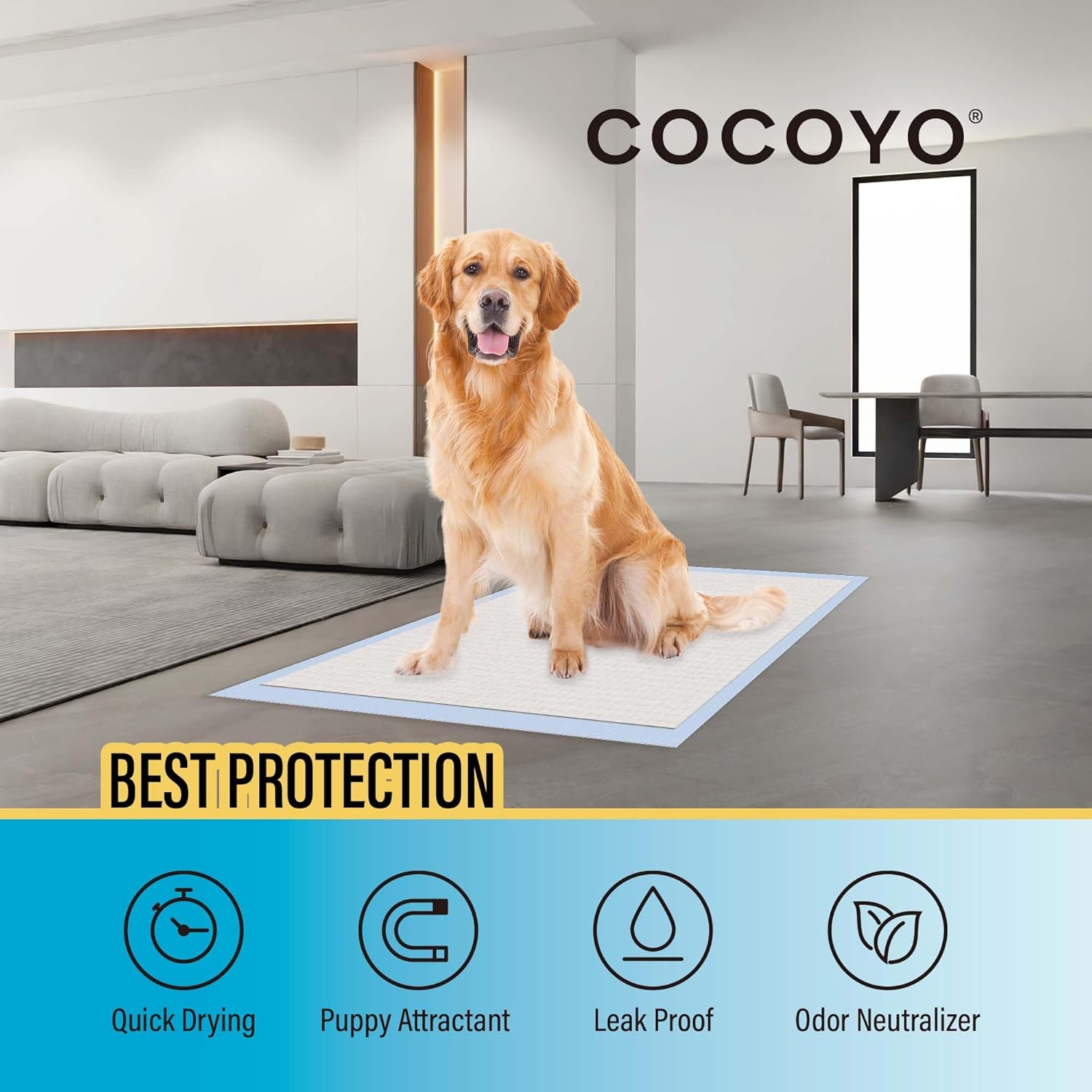 COCOYO Best Value Dog Training Pads – 50 Count