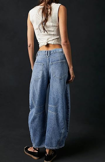 Sidefeel Wide-Leg High-Waisted Jeans