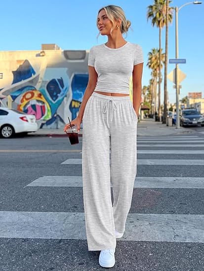 Stylish Comfort Meets Everyday Wear: Trendy Queen Women’s 2‑Piece Summer Lounge Set