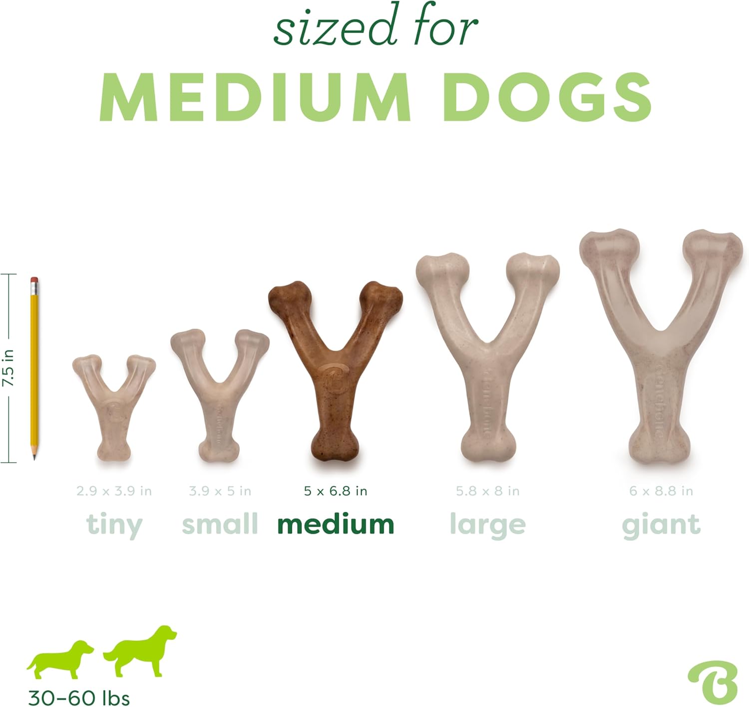 Benebone Wishbone Durable Dog Chew
