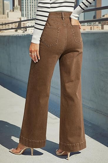 Dokotoo High-Waisted Boyfriend Jeans – Trendy & Comfortable Everyday Denim