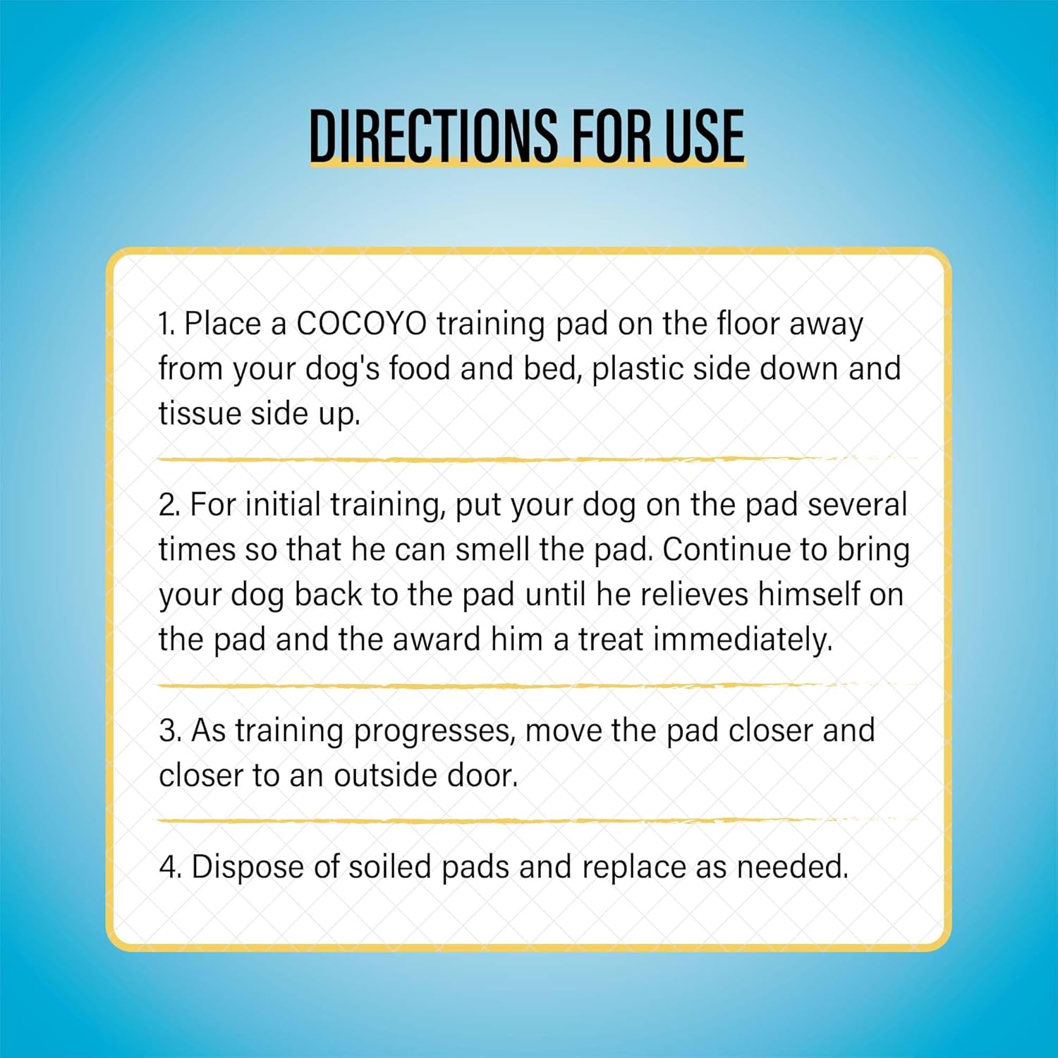 COCOYO Best Value Dog Training Pads – 50 Count