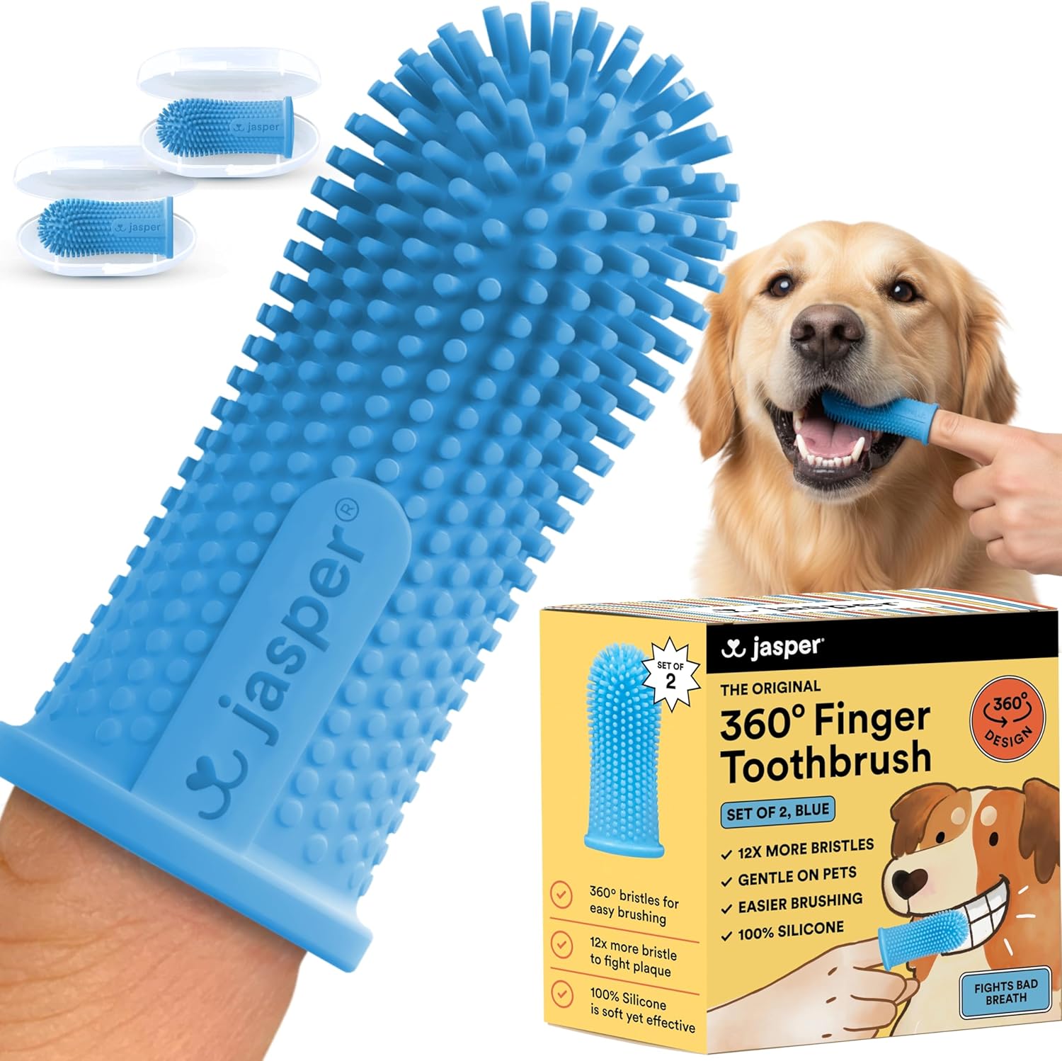 Dog Toothbrush & Finger Brushing Kit