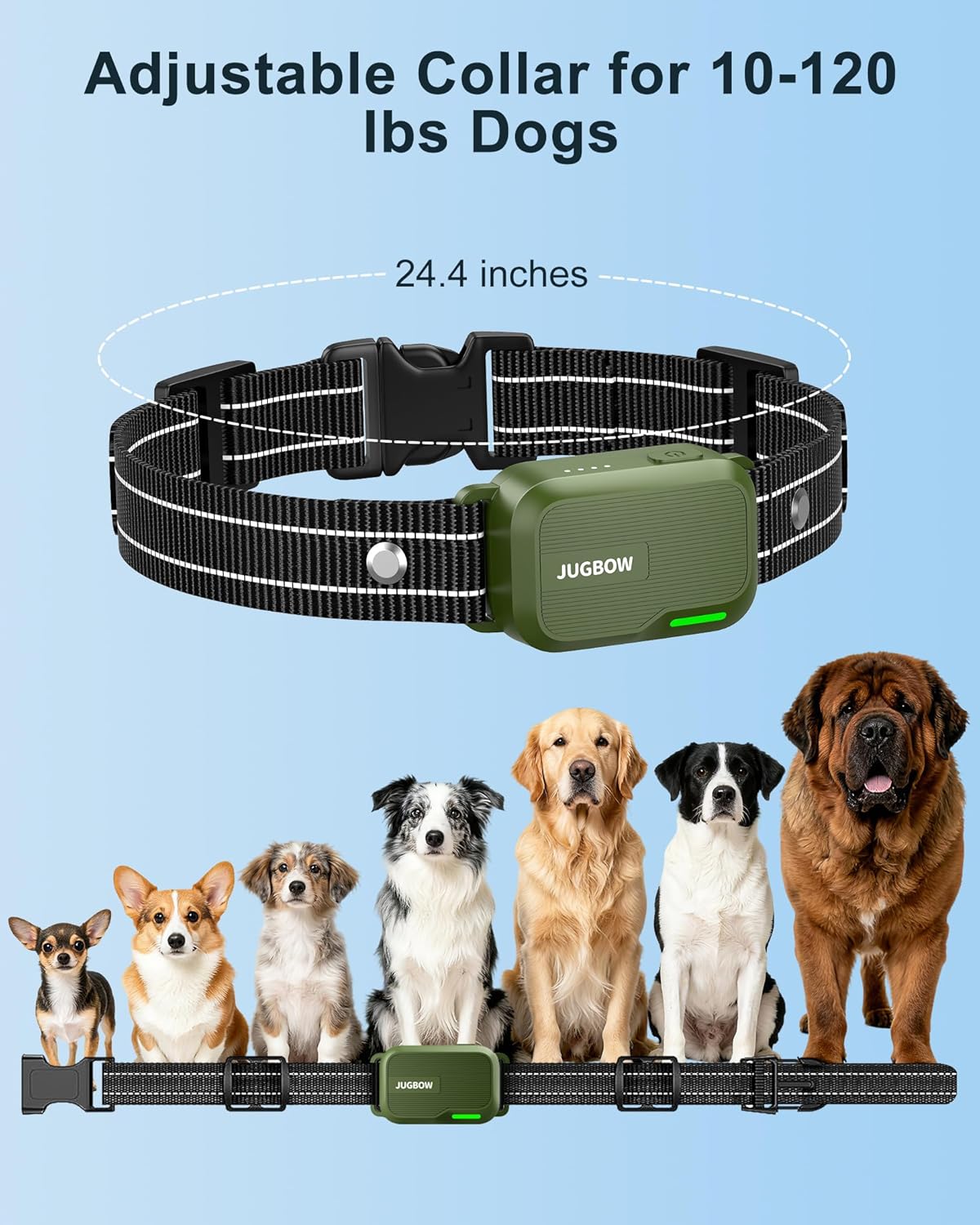 Jugbow Rechargeable Dog Shock Collar