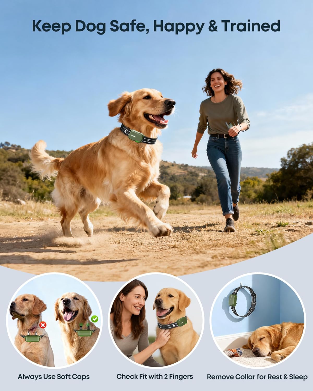 Jugbow Rechargeable Dog Shock Collar