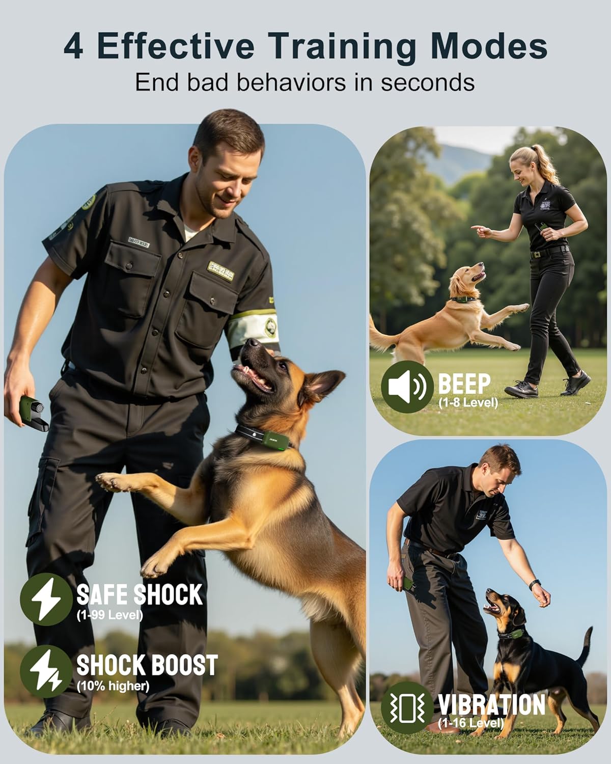 Jugbow Rechargeable Dog Shock Collar