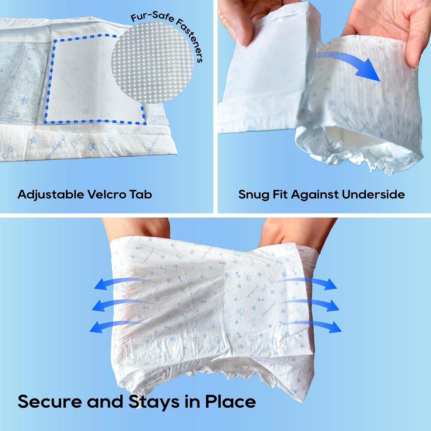 All‑Absorb Male Dog Wraps