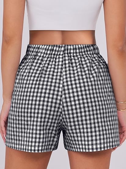 ANRABESS Women’s Gingham Pajama Shorts – Quick Blog