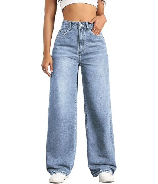 Mars Power Wide‑Leg Baggy Jeans – Comfort Meets Style